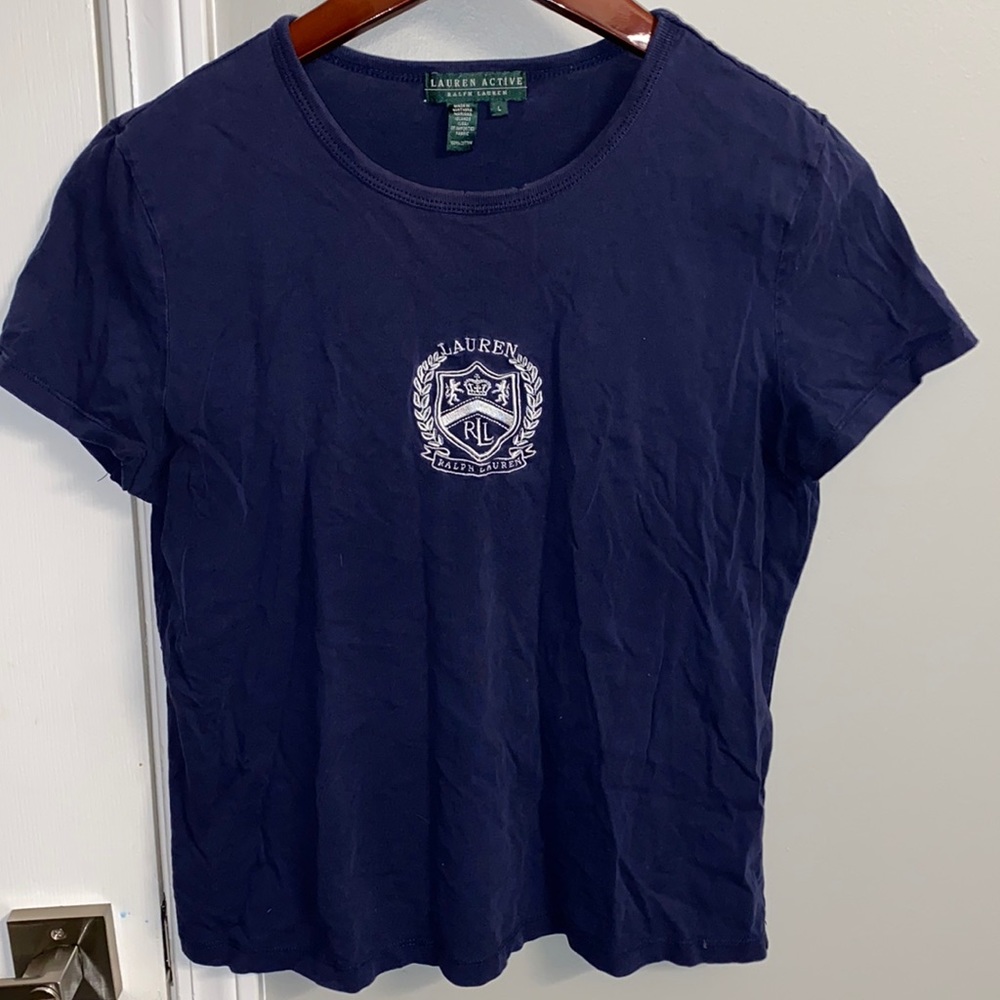Vintage Navy blue Raulph Lauren Active Tshirt👕